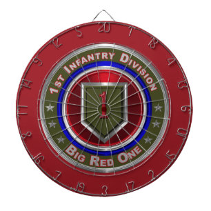 1e infanteriedivisie "Big Red One" Dartbord