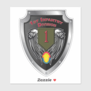 1e infanteriedivisie "Big Red One" Sticker