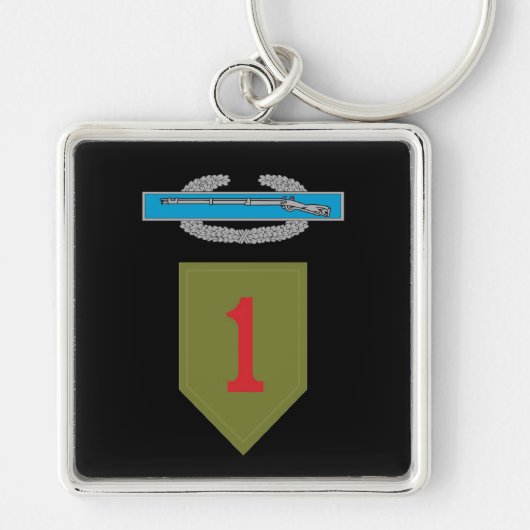 1e infanteriedivisie CIB Sleutelhanger (Voorkant)