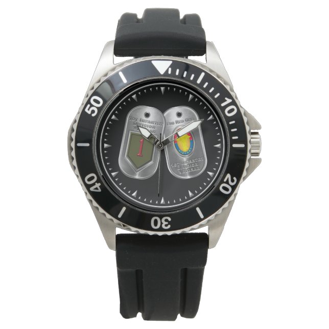 1e Infanteriedivisie  Horloge (Voorkant)