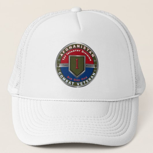 1e infanteriedivisie trucker pet (Voorkant)