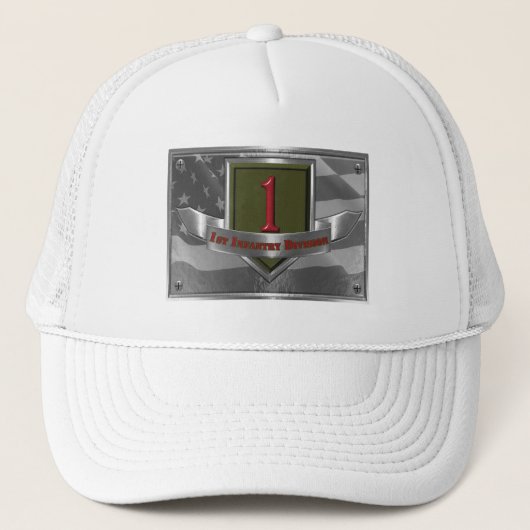 1e infanteriedivisie trucker pet (Voorkant)