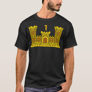 1e Ingenieursbataljon w Nummer wo Txt T-shirt