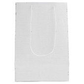 1e Jubileum Beach Hearts Medium Gift Bag Medium Cadeauzakje (Achterkant)