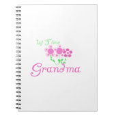 1e keer Grootmaroze bloemen cadeautjes Notitieboek (Voorkant)