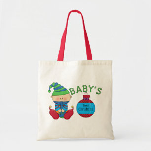 1e Kerst Elf Tshirts en geschenken Tote Bag