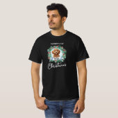 1e Kerstkrans Cavoodle Cavapoo Cavadoodle T-shirt (Voorkant volledig)