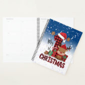 1e Kerstman Hoed Witte Sneeuw Baby Rendier Planner (Display)