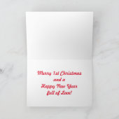 1e Kerstmis Feestdagen Kaart (Binnen)