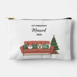 1e Kerstmis Getrouwd 2025 Cute Cozy Couch Nieuwg Etui