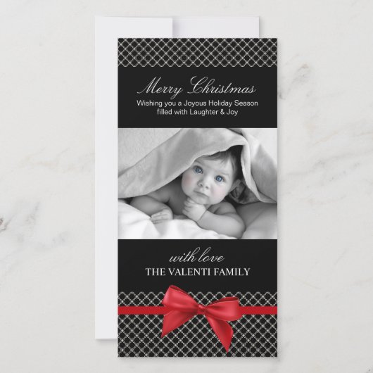 1e Kerstuitnodigingen Fotokaarten Feestdagenkaart (Voorkant)