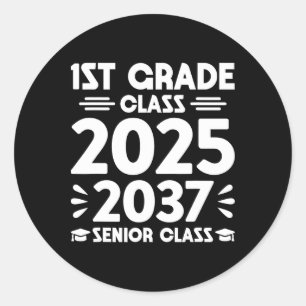 1e klas CL van 2025 toekomstige senior CL van 2037 Ronde Sticker