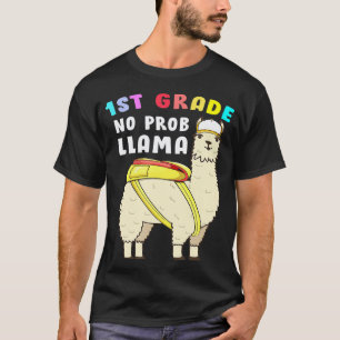 1e klas geen probleem lama terug naar school t-shirt
