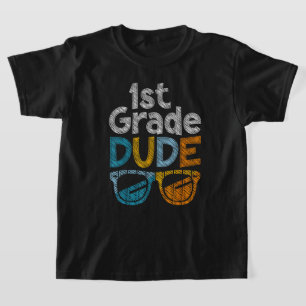1e klas kerel terug naar school eerste klas studen t-shirt