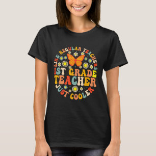 1e klas leraar als een normale leraar, maar veel c t-shirt