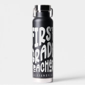 1e klas leraar eenvoudige tekst waterfles (Voorkant)