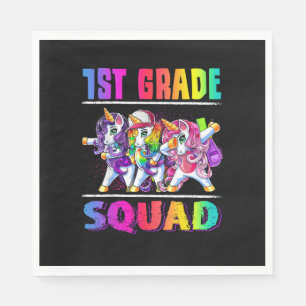 1e klas squad dabbing eenhoorn terug naar school B Servet