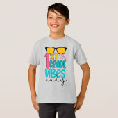 1e klas Vibes Alleen terug naar school T-shirt (Voorkant volledig)