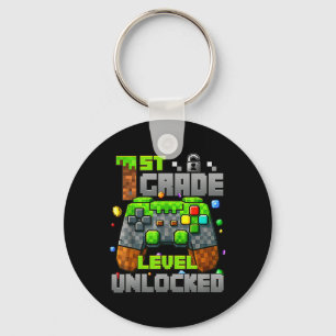 1e leerjaar ontgrendeld videogamer Pixel Ck naar S Sleutelhanger