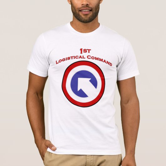 1e Logistical Command schouderpatch T-shirt (Voorkant)