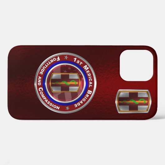 1e medisch brigade Gepersonaliseerd Case-Mate iPhone Case (Achterkant (horizontaal))