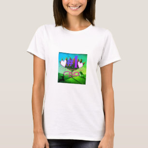 1e moeder droomachtige scène van een tuin- t-shirt