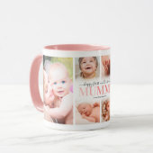 1e Moederdag Fotocollage Mum Mok (Voorkant links)