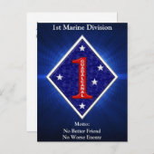 1e mrt. Div Briefkaart (Voorkant / Achterkant)