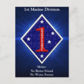 1e mrt. Div Briefkaart (Voorkant)