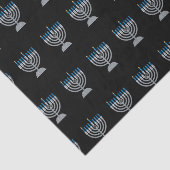 1e nacht Hanukkah Glitter Tissue Paper Tissuepapier (Detail)