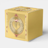 1e of 50e bruiloft Jubileum Golden Bedankdoosjes (Achterkant)