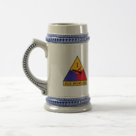 1e pantserdivisie Bier Stein Bierpul