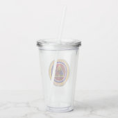 1e pantserdivisie "Oude ijronden" Acryl Drinkbeker (Achterkant)