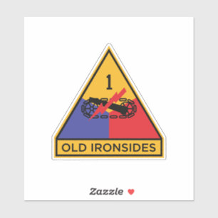 1e pantserdivisie "Oude ijronden" Sticker