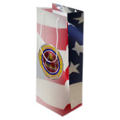 1e pantserdivisie "Oude ijronden" Wijn Cadeautas (Voorkant Gekanteld)