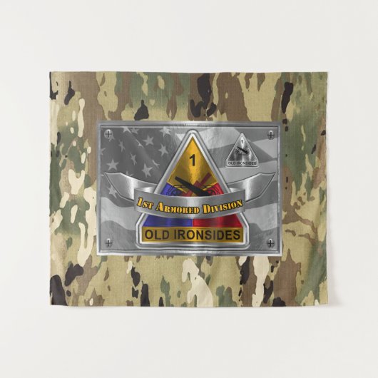 1e pantserdivisie wandkleed (Voorkant (horizontaal))