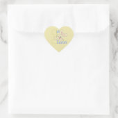 1e Pasen Hart Sticker (Tas)
