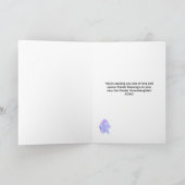 1e Pasen Kleindochter Feestdagen Kaart (Binnen)