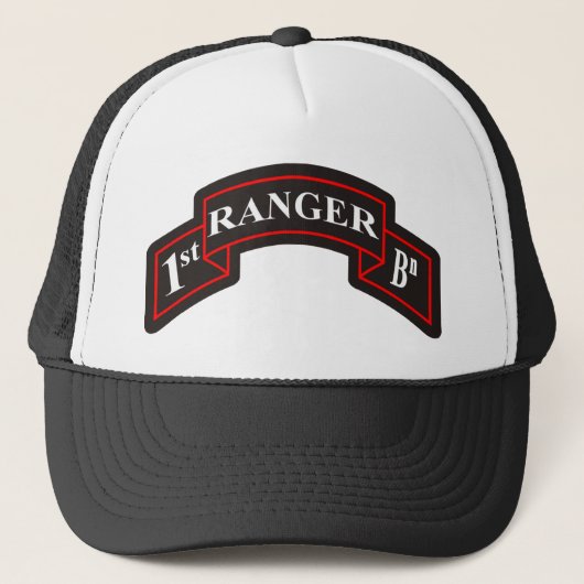 1e Ranger Battalion 75e Ranger Regiment Trucker Pet (Voorkant)
