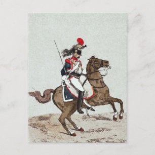 1e regiment van Kuirassiers Briefkaart
