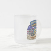 1e Special Forces groene baretten ijzig bier Mok (Voorkant rechts)