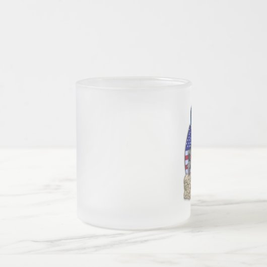 1e Special Forces groene baretten ijzig bier Mok (Center)