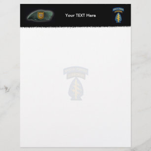 1e Special Forces Letterhoofd Vet Irak Green Beret