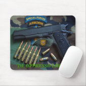 1e speciale eenheden fort lewis veteraan Mousepad Muismat (Met muis)