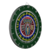 1e speciale groep van de strijdkrachten in de luch dartbord (Voorkant Links)