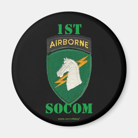 1e speciale operaties commando socom patch Magnet Magneet (Voorkant)