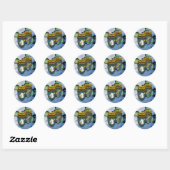 1e Speciale operaties commando veteranen socom Sti Ronde Sticker (Vel)