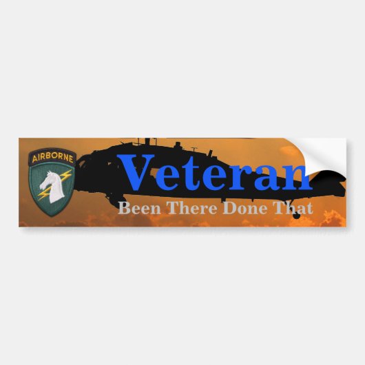 1e speciale OPS SOC Delta Force Veterans Veterans Bumpersticker (Voorkant)