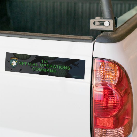 1e speciale ops usacapoc patch Bumper Stick Bumpersticker (Op Truck)