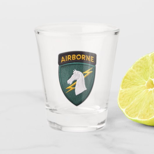 1e speciale SOCOM Ops PSYOP van het Bevel van Verr Shot Glas (Voorkant)